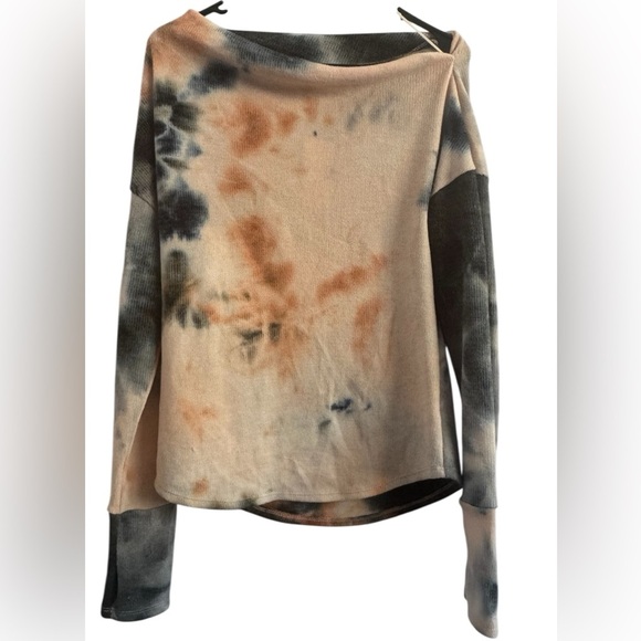 Earthbound Trading Co Tie Die Long Sleeve Thumbhole Size XXL - NWT - Picture 3 of 12